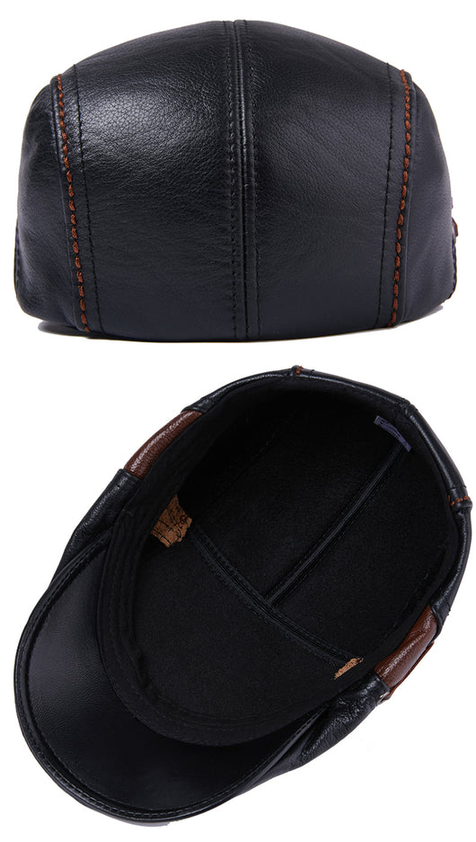 Boina de Cuero Genuino para Hombre - Image 14