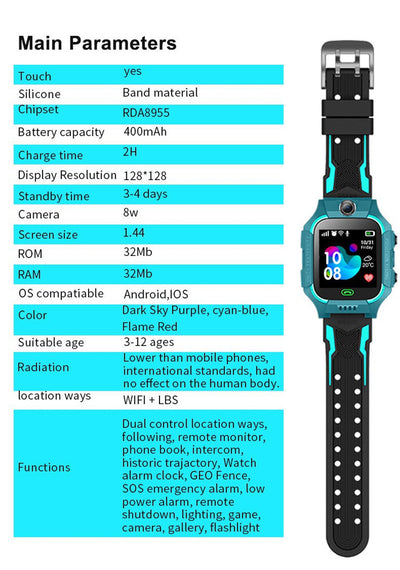 Reloj Inteligente Infantil con GPS y Resistencia al Agua - Image 12