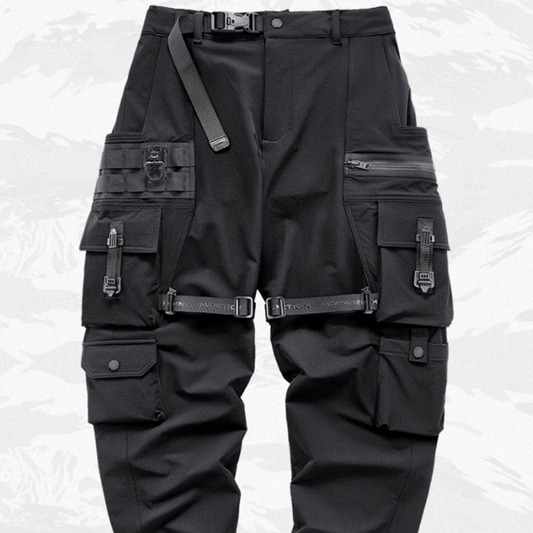 Pantalones Deportivos Holgados con Cordón para Hombre
