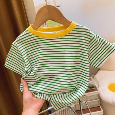 Blusa para Bebé Niña con Rayas de Contraste - Image 3