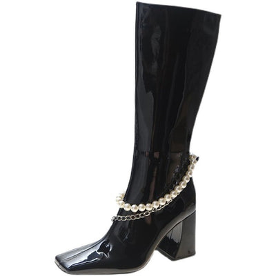Botas Infantiles de Invierno con Tacón Grueso y Forro de Terciopelo - Image 6