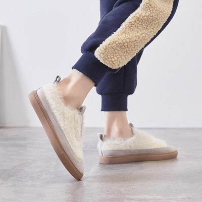 Zapatillas Retro Mujer con Suela Gruesa y Forro Polar Cálido - Image 3
