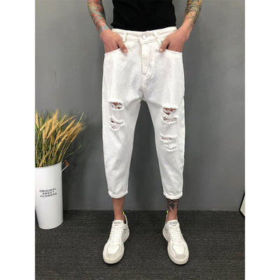 Jeans Rotos Ajustados para Hombre con Bota Entallada - Image 8