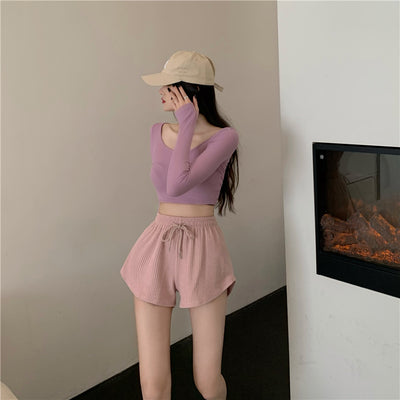 Shorts Deportivos para Mujer con Cordón Ajustable - Casual y Cómodo - Image 18