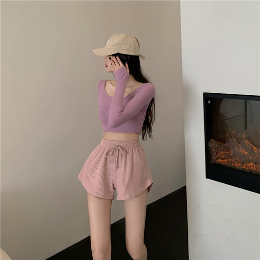 Shorts Deportivos para Mujer con Cordón Ajustable - Casual y Cómodo - Image 18