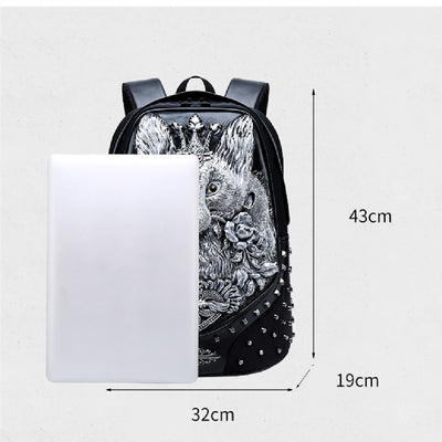Mochila Infantil 3D Animales Impermeable y Antigolpes - Image 6