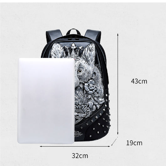 Mochila Infantil 3D Animales Impermeable y Antigolpes - Image 6