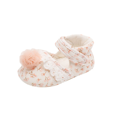 Zapatos de Algodón Floral Estilo Princesa Coreano para Niñas - Image 5