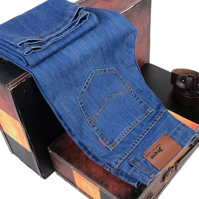 Jeans Ejecutivos de Verano para Hombre - Corte Recto Elástico y Cómodo - Image 8