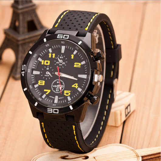 Reloj Deportivo para Hombre con Correa de Diseño Automovilístico - Image 6