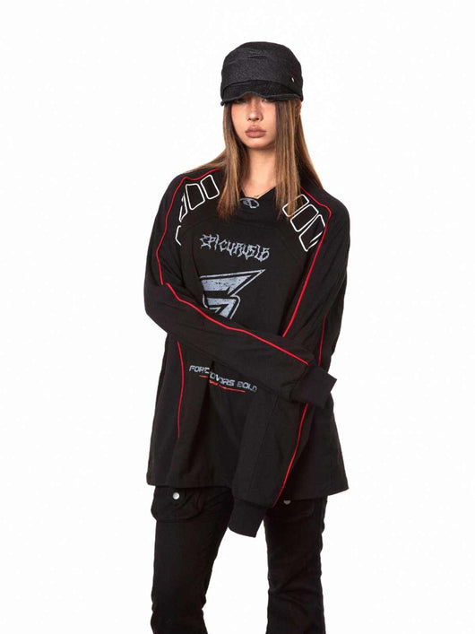 Camiseta Deportiva Hockey Manga Larga Estilo Jersey - Image 12