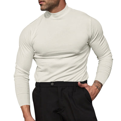 Suéter de Cuello Medio en Cashmere para Hombre - Image 4