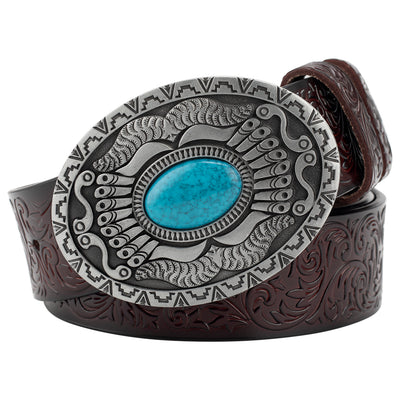 Cinturón Decorativo Grabado Estilo Retro Europeo para Mujer - Image 27