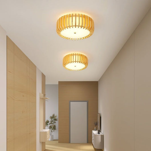 Lámpara de Techo LED Estilo Japonés Nórdico para Dormitorio - Image 3