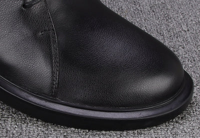 Botines de Plataforma en Cuero Premium - Estilo Moderno y Versátil - Image 6