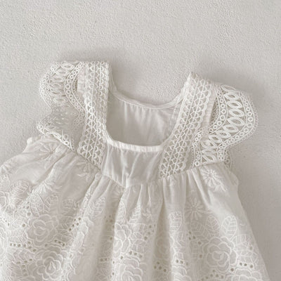 Jumpsuit Triangular con Encaje Calado y Bordado - Image 18