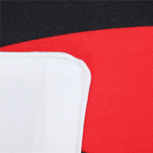 Juego de Cama Bulldog Rojo y Negro de Tres Piezas - Image 9