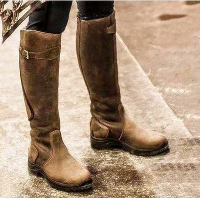 Botas Medianas para Mujer - Estilo Rider Versátil - Image 12