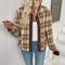 Cardigan de Cuadros para Mujer - Chaqueta Casual Versátil