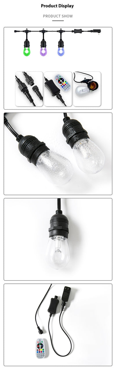 Luces Solares RGB Impermeables para Jardín y Patio con Conexión Directa - Image 16