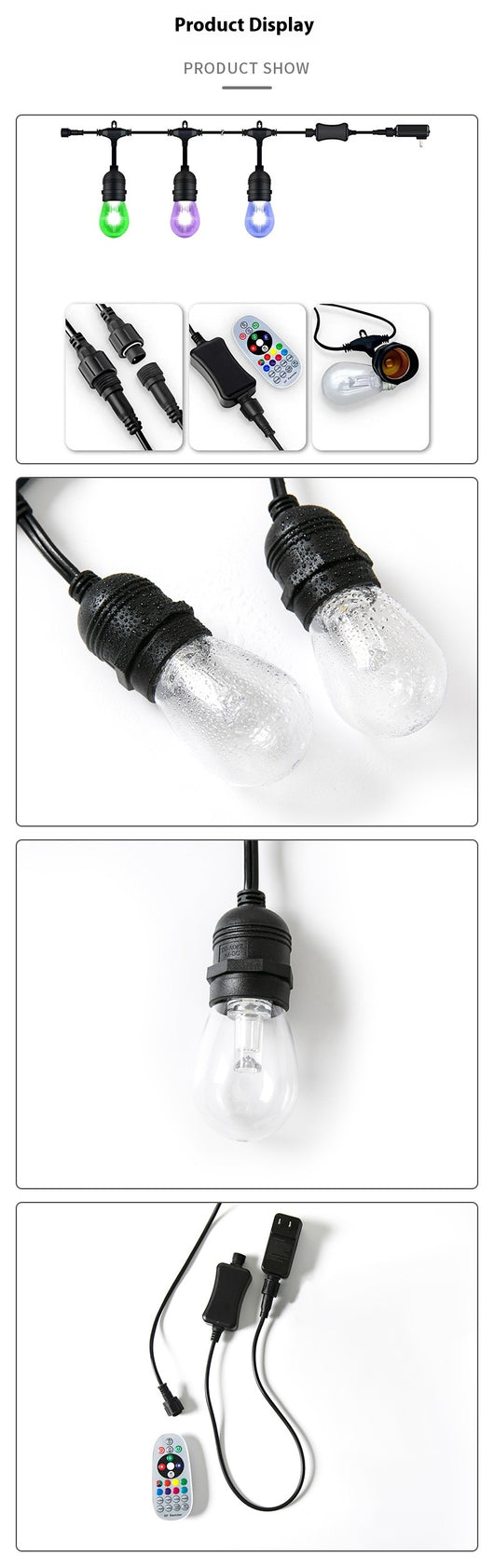Luces Solares RGB Impermeables para Jardín y Patio con Conexión Directa - Image 16