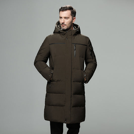 Parka Larga Acolchada de Plumas para Hombre - Image 14