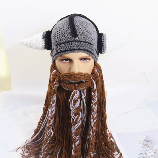 Gorro Tejido con Barba Divertido Wansheng - Image 6