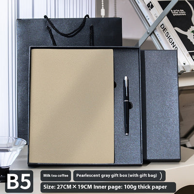 Cuaderno de Cuero Suave con Patrón Litchi - Image 23