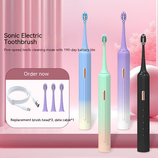 Cepillo de Dientes Eléctrico con Suspensión Magnética y Carga USB Nivel 7 Impermeable