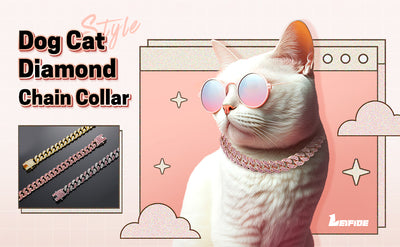 Collar de Cristal para Mascotas - Cadena Metálica Elegante para Perros y Gatos - Image 16