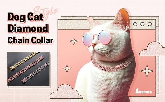 Collar de Cristal para Mascotas - Cadena Metálica Elegante para Perros y Gatos - Image 16