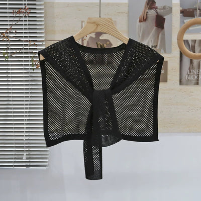 Chaleco Tejido Coordinado - Conjunto 3 Piezas Camisa y Falda - Image 20