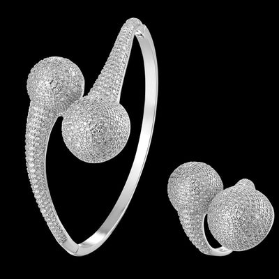 Pulsera y Anillo de Mujer Personalizados Diseño Circular - Image 2