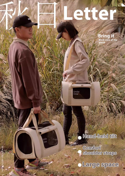 Bolsa Bandolera Portátil para Mascotas - Transportín Gato Ligero - Image 21
