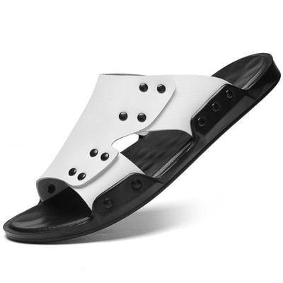 Sandalias Cómodas de Cuero para Hombre - Tallas Grandes Primavera Otoño - Image 3
