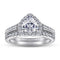 European And American Fashion Female Ring 925 Sterling Plateado Love Heart Blanco Dorado US5