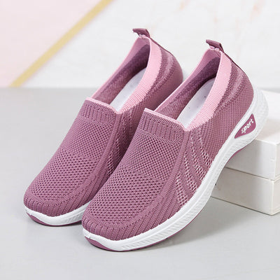 Zapatos Casuales Tejidos Transpirables con Suela Suave para Mujer - Image 8