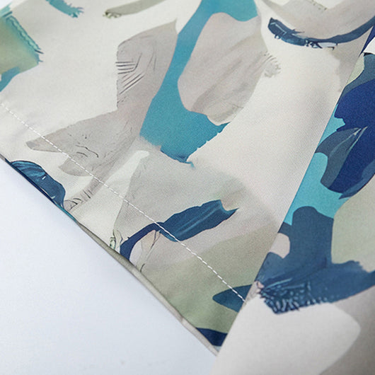 Camisa Estampada con Diseño de Flores en Óleo para Hombre - Image 4