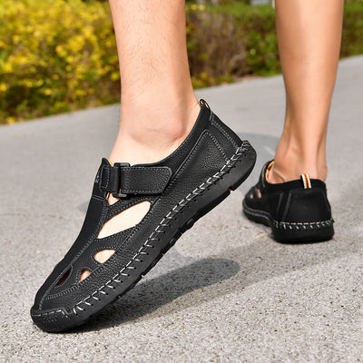 Sandalias Cerradas Tejidas a Mano para Hombre - Transpirables y Cómodas - Image 23