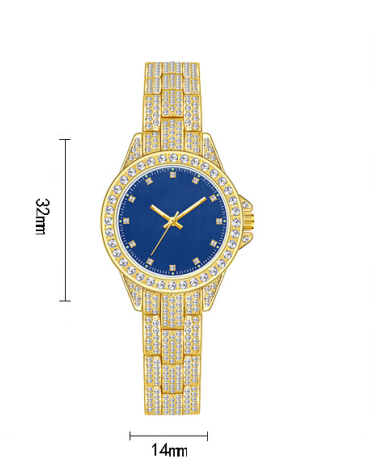 Reloj de Moda para Mujer con Diamantes Completos - Image 8