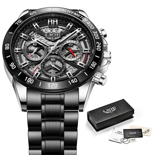 Reloj Multifuncional de Cuarzo Hueco con Diseño Innovador y Resistencia al Agua - Image 15