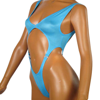 Traje de Baño Enterizo Transparente Triangle Micro - Image 4