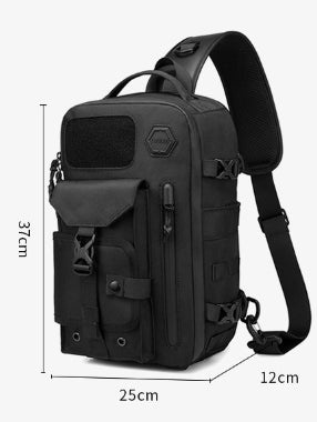 Bolsa Táctica Deportiva Impermeable para Pecho y Hombro - Image 10