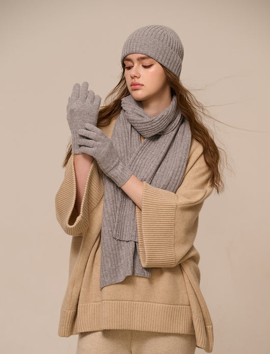 Conjunto de Abrigo Invernal: Gorro, Bufanda y Guantes en Lana para Mujer - Image 21