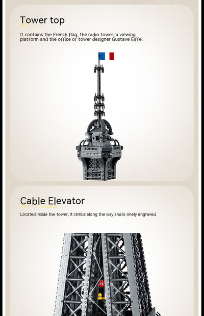 Maqueta de la Torre Eiffel - Bloques de Construcción Nivel Avanzado - Image 12