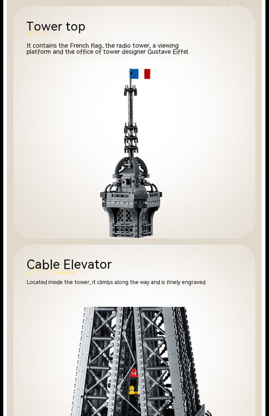 Maqueta de la Torre Eiffel - Bloques de Construcción Nivel Avanzado - Image 12