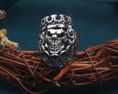 Anillo de Calavera en Plata Esterlina 925 para Hombre - Image 10