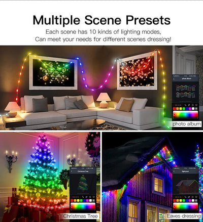 Guirnalda LED Inteligente Multicolor con Bluetooth y Control USB - Image 12