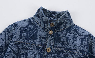 Traje de Mezclilla Infantil con Estampado Minimalista - Image 6
