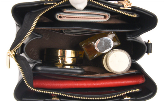 Bolsa Mensajera de Hombro con Textura para Mujer - Image 11